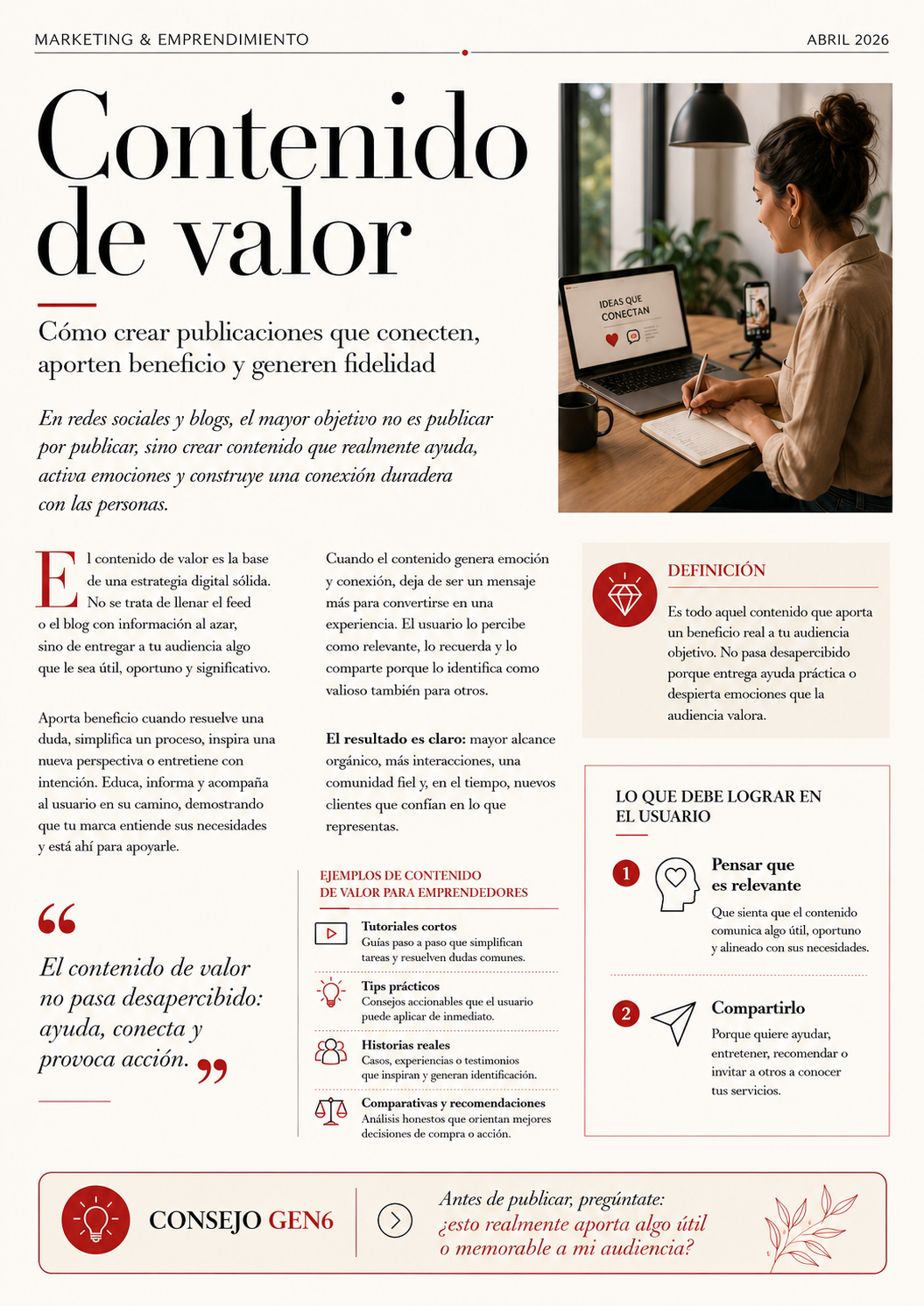 Contenido de valor